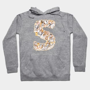 cat letter S (the cat forms the letter S) Hoodie